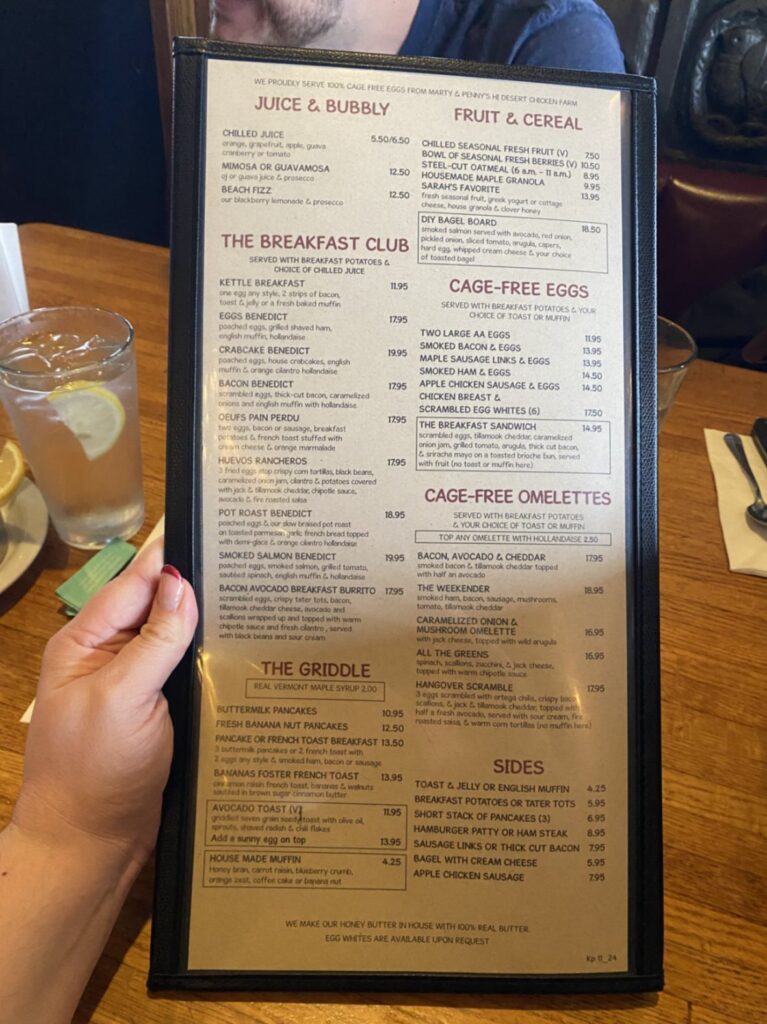 The Kettle Menu 7